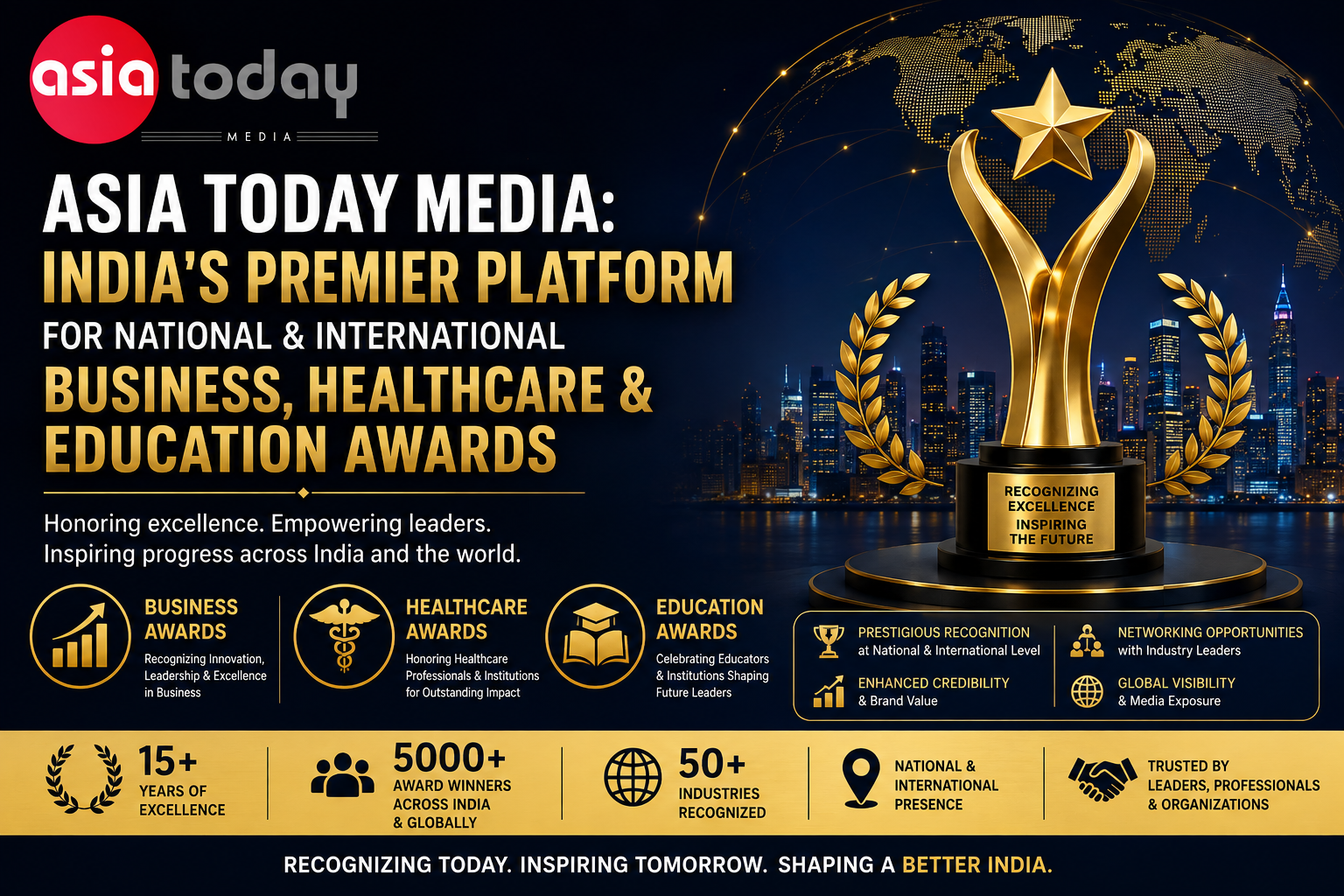 Asia Today Media: India's Premier Platform for National & International Business, Healthcare & Education Awards